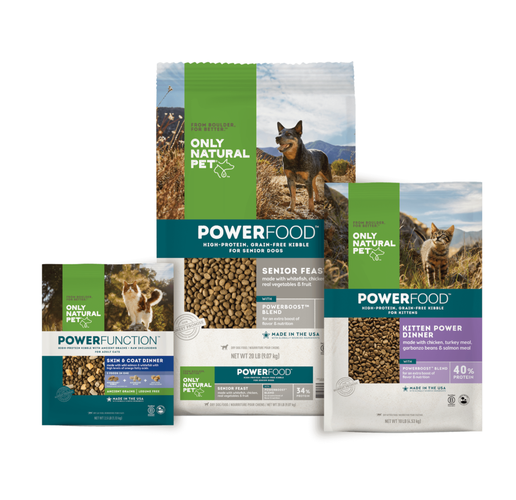 Pet Food Packaging Redesign for Only Natural Pet Spicefire